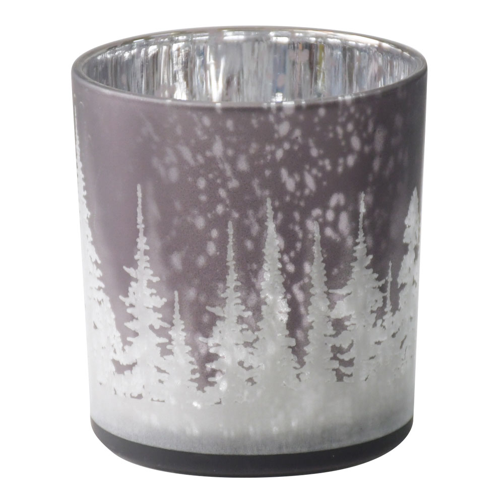 Holmen - Holmen Värmeljushållare Alaska 7,3 x 8 cm Grå