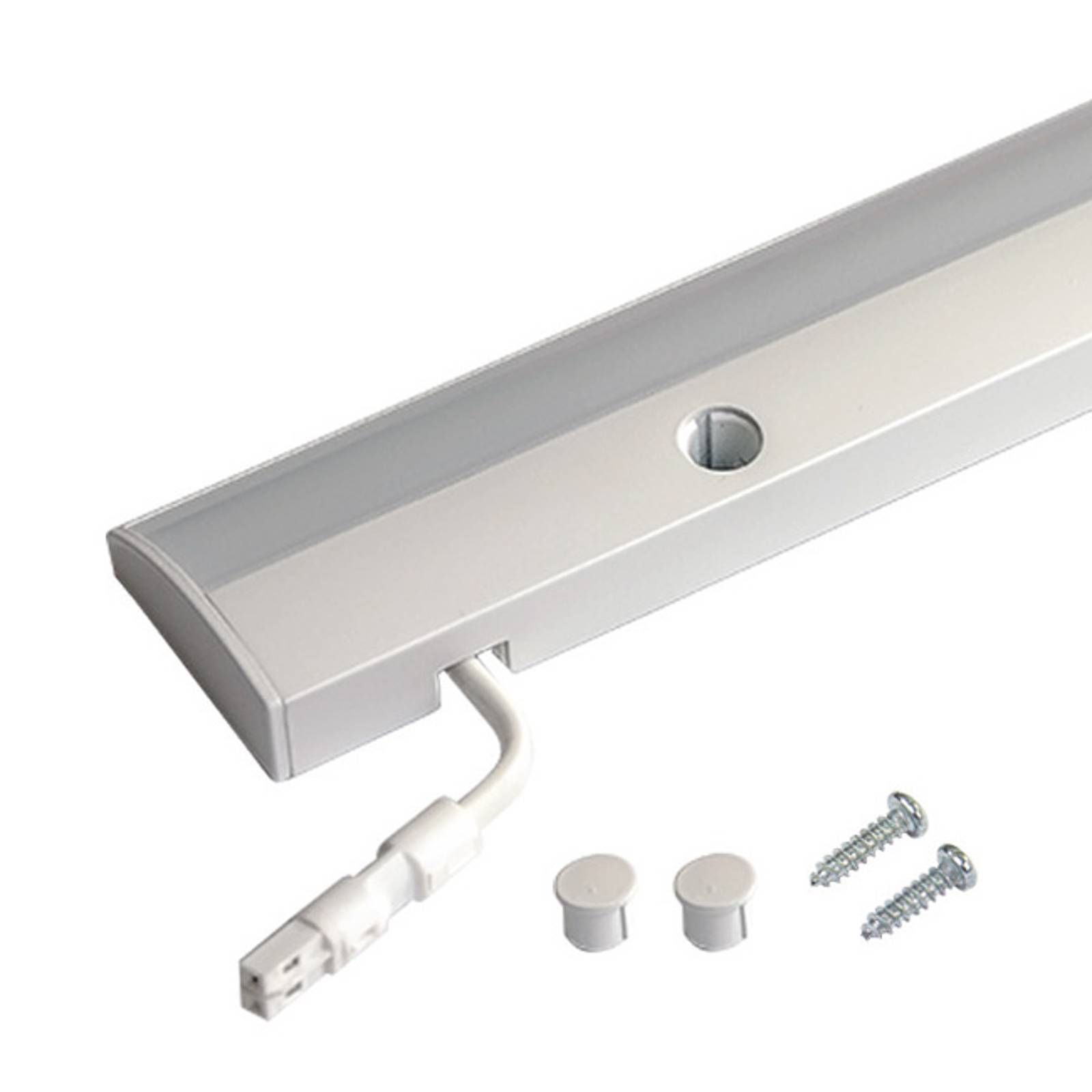 LED-bänklampa Dynamic ModuLite F, vit, 60 cm