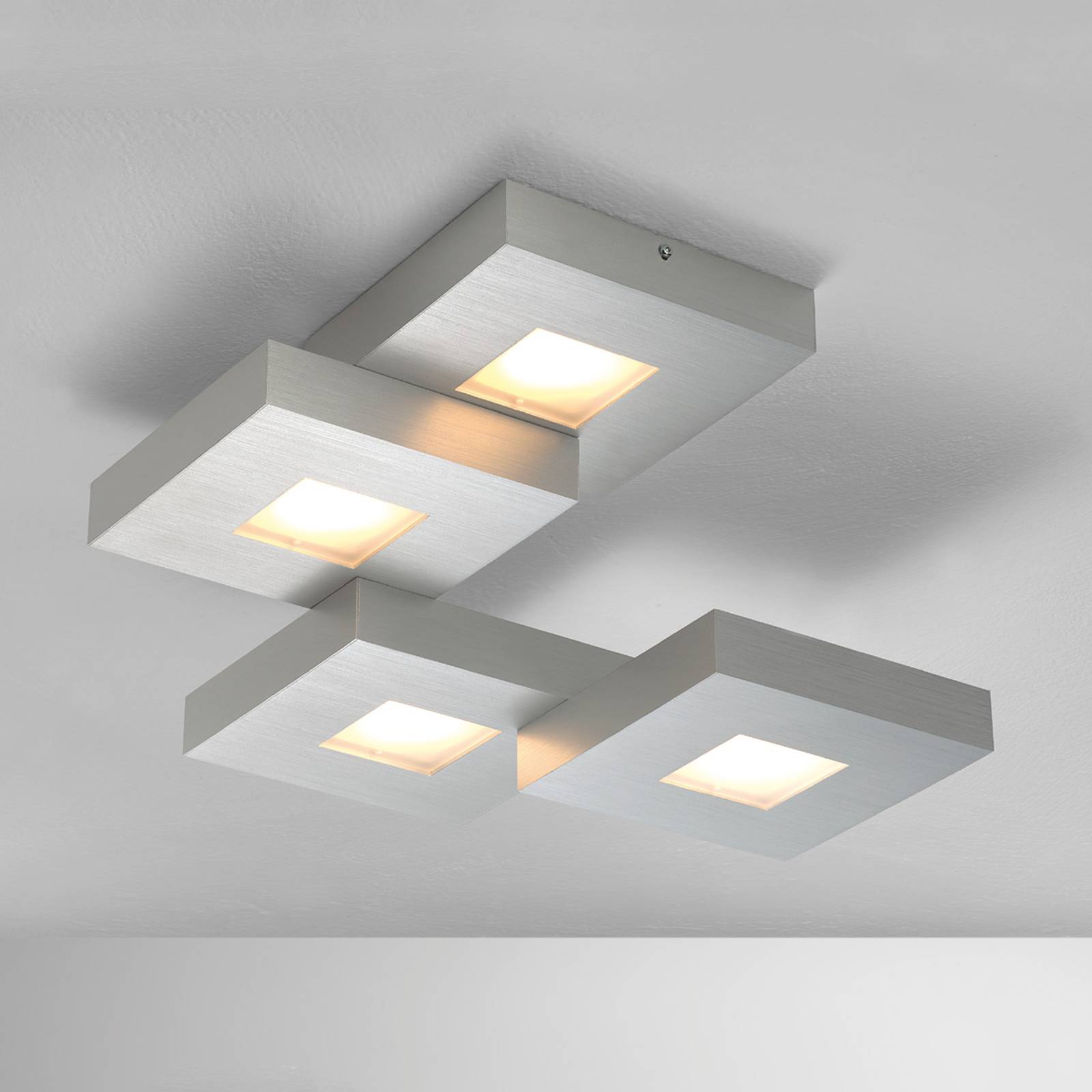 Som en trappa anordnad LED-taklampa Cubus