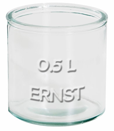 Glaskruka 0,5 liter Ernst