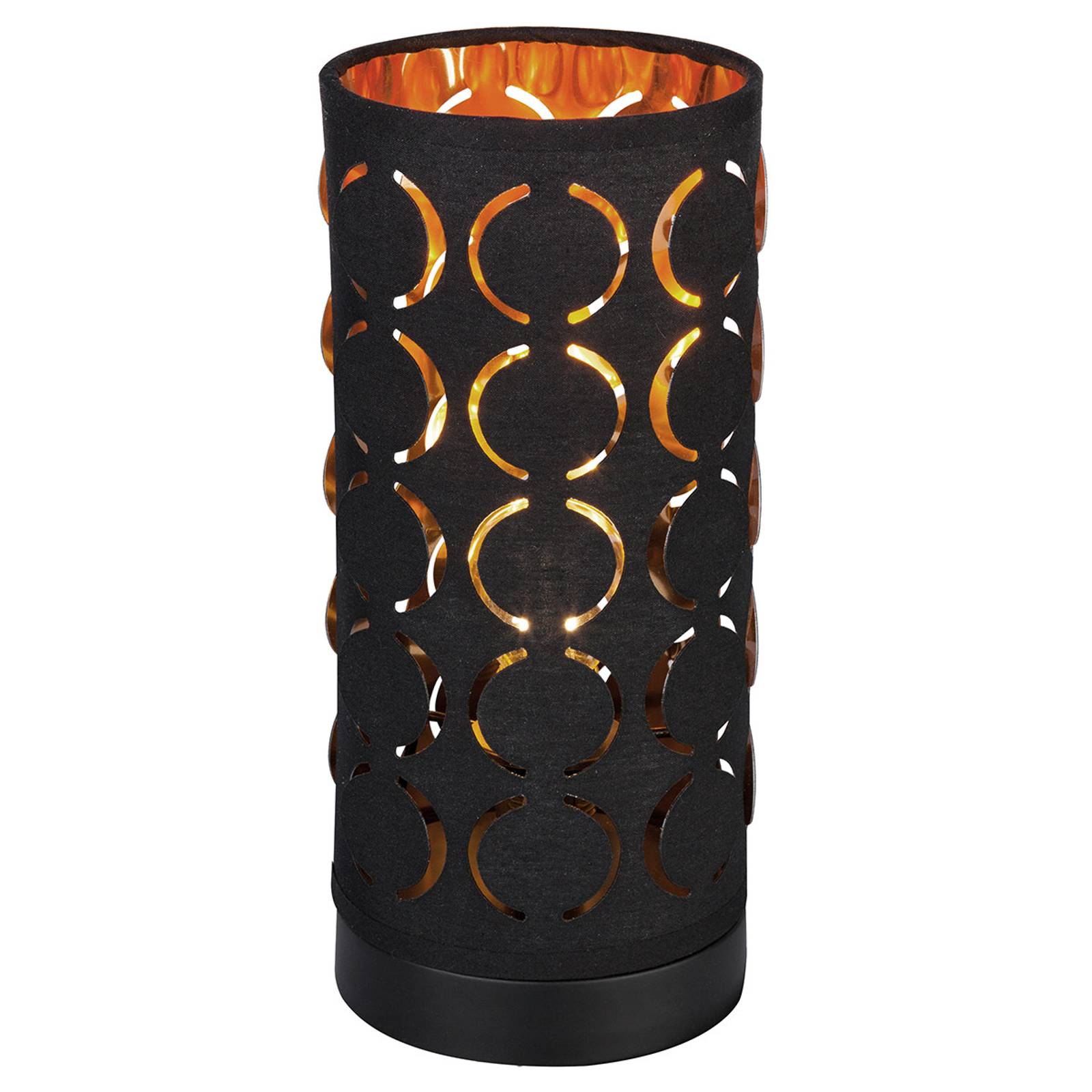 Bordslampa Harald orientalisk designad svart
