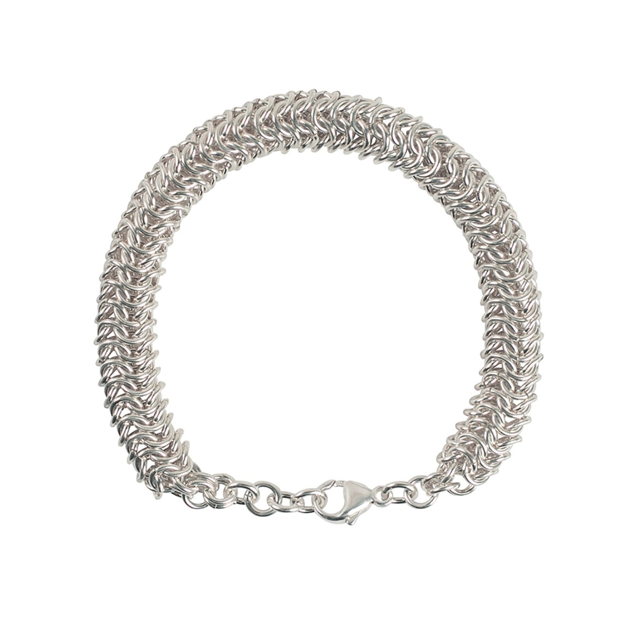 Armband Silverringar tjockt av Ulla Andersson, silver