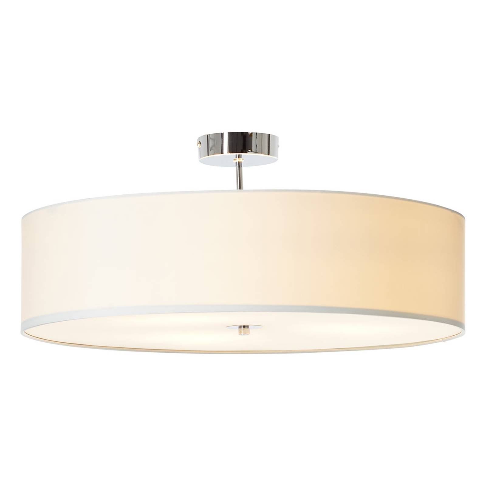 Textiltaklampa Andria, 60 cm, vit