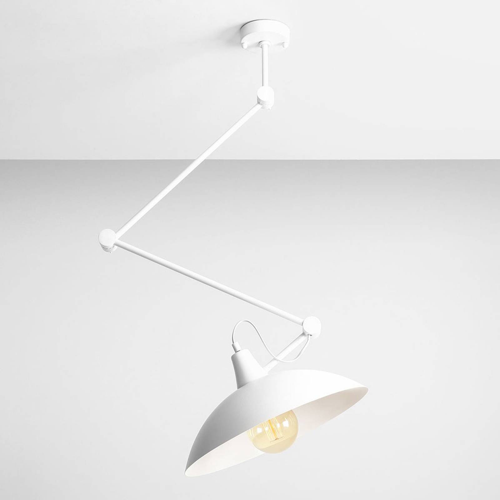 Taklampa 808 justerbar 1 lampa vit