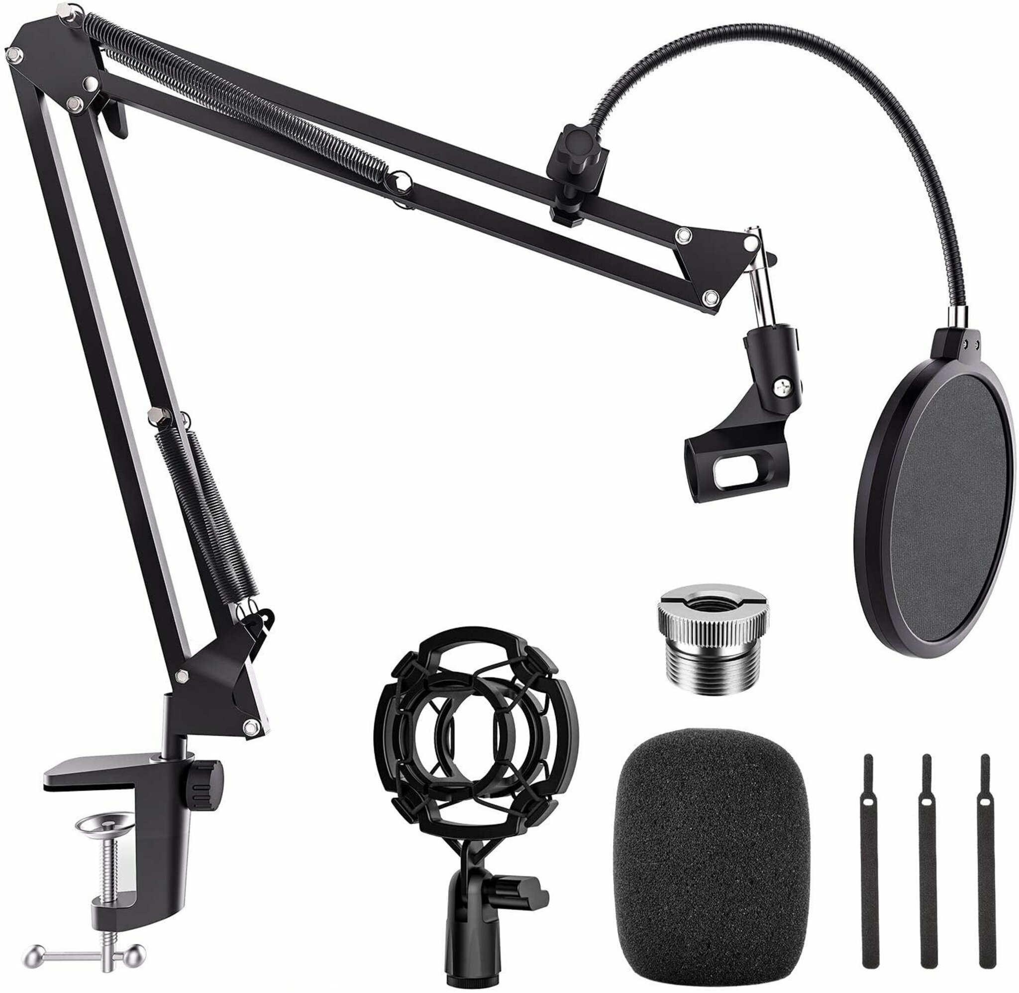 Kit Med Mikrofonstativ För Bordsmontering