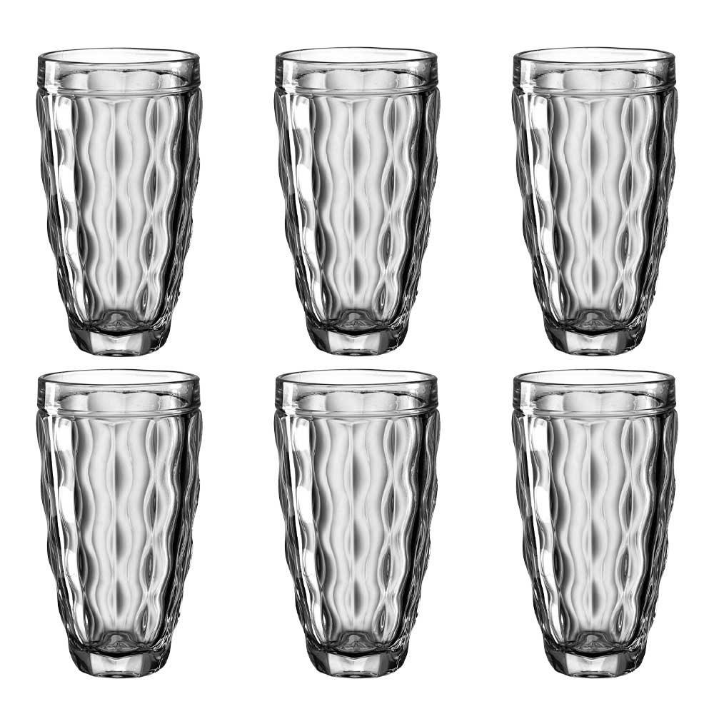Leonardo - Brindisi Tumblerglas 37 cl 6-pack Antracitgrå
