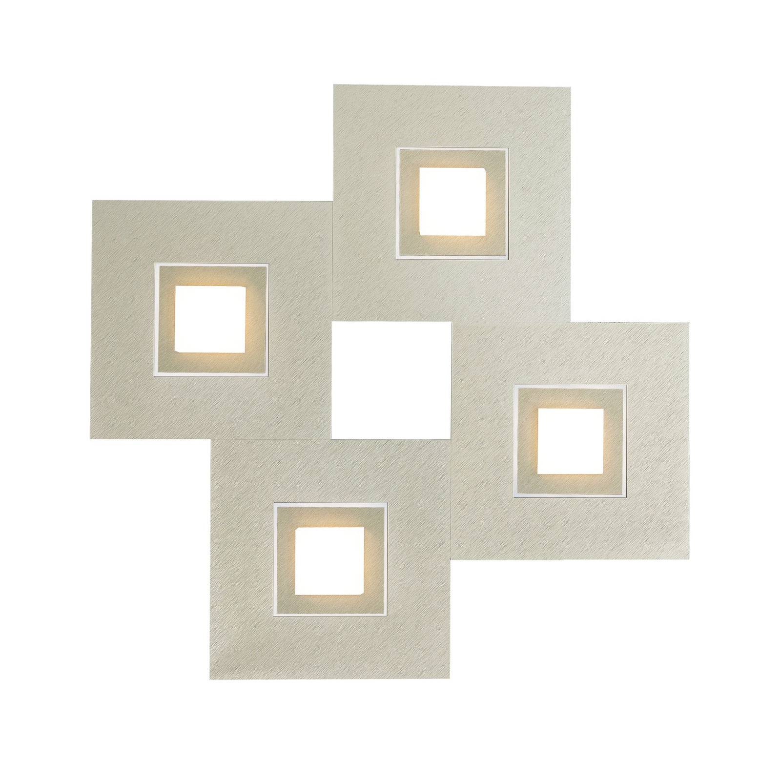 GROSSMANN Karree 4 lampor 50x50 pärlglans titan