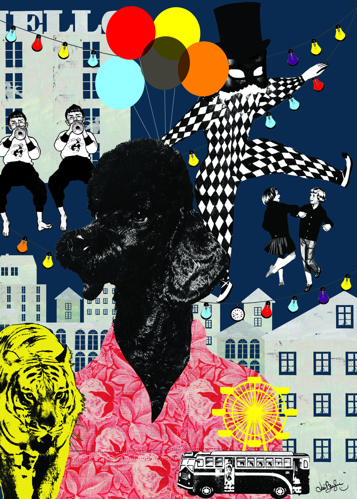 Poster 50x70 Elliot Lejontämjaren