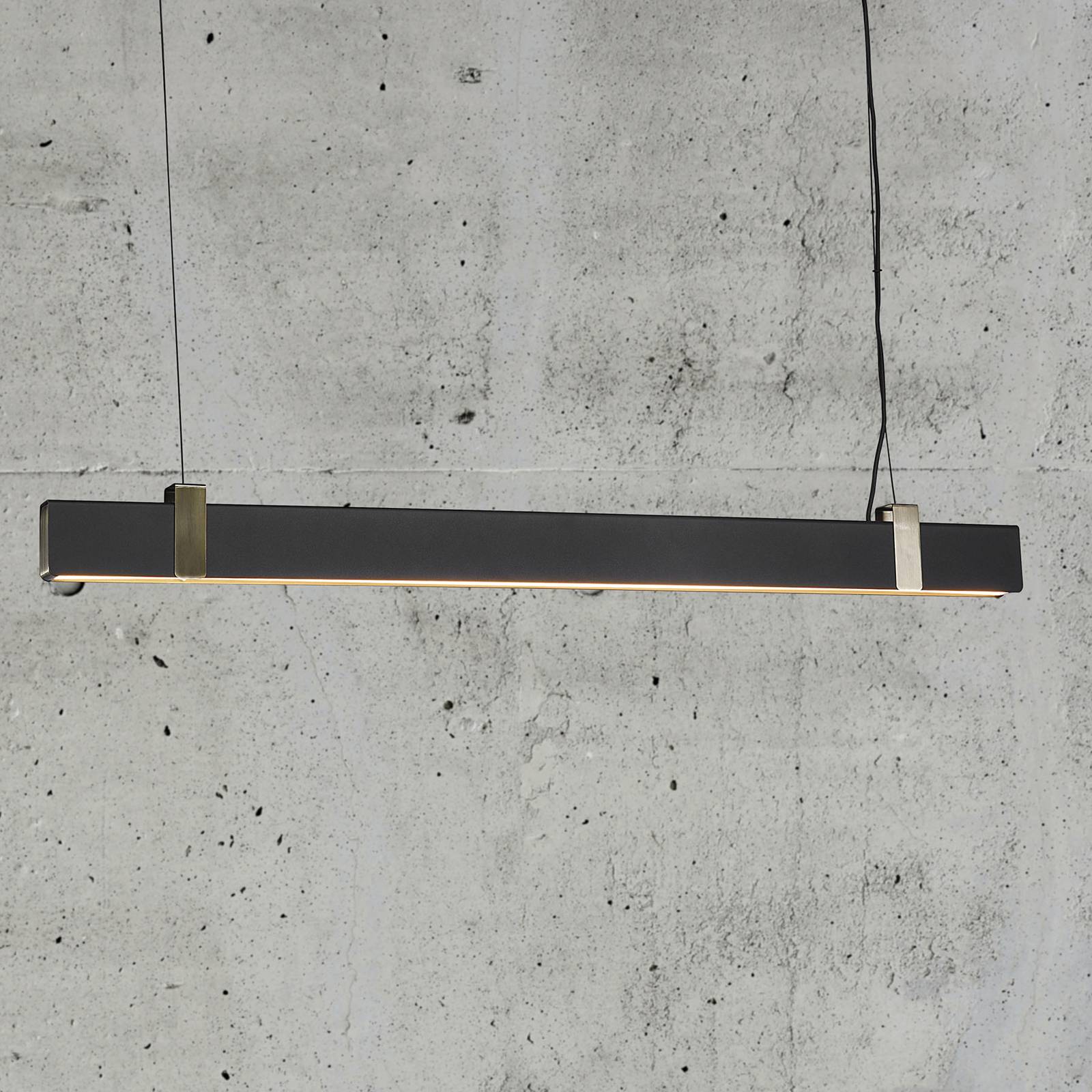 LED-pendellampa Lilt, svart