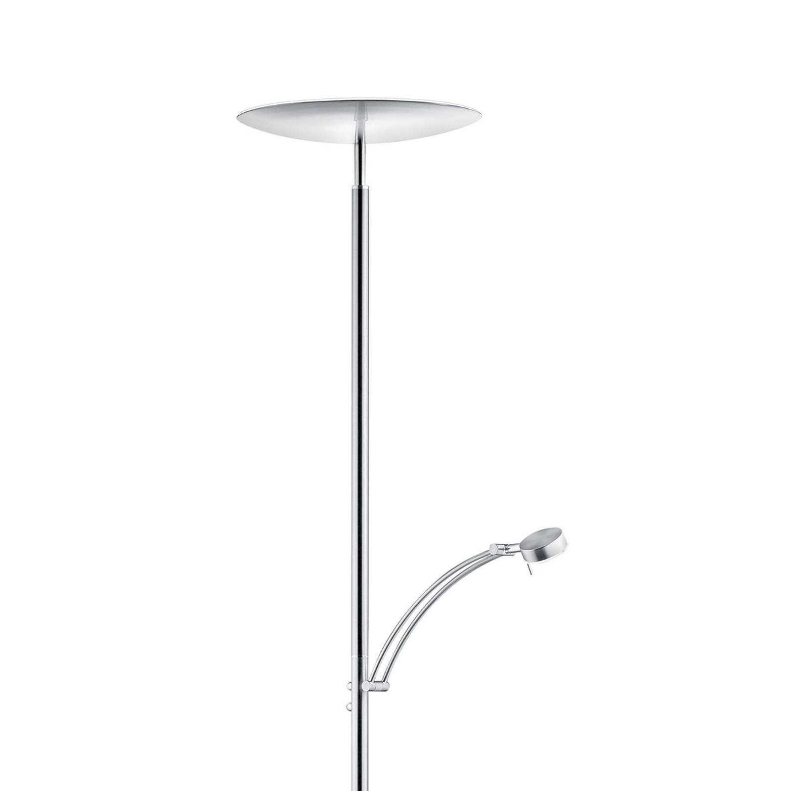 B-Leuchten Vigo LED-uplight-golvlampa med läslampa