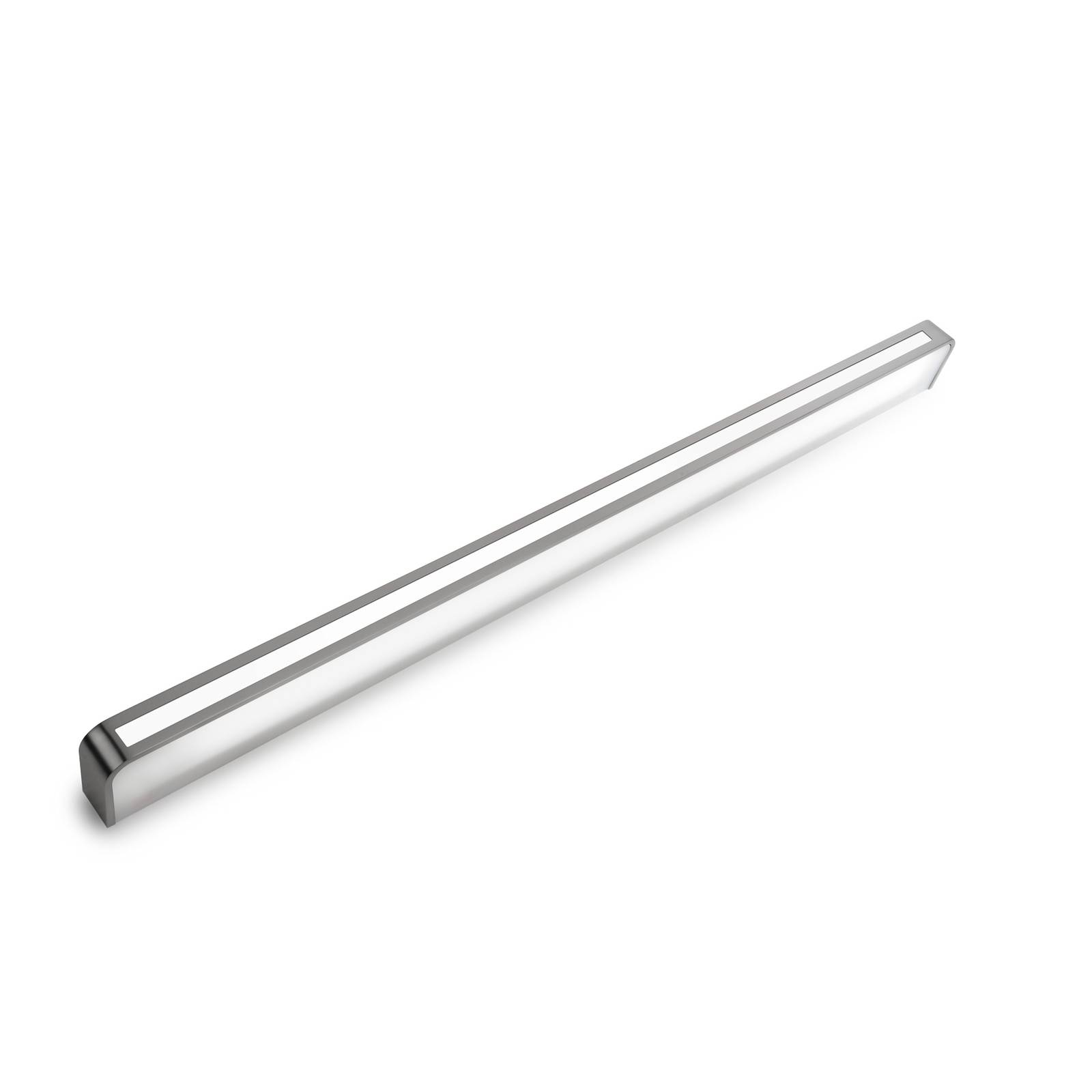 Arcos - mångsidig vägglampa i krom, 120 cm