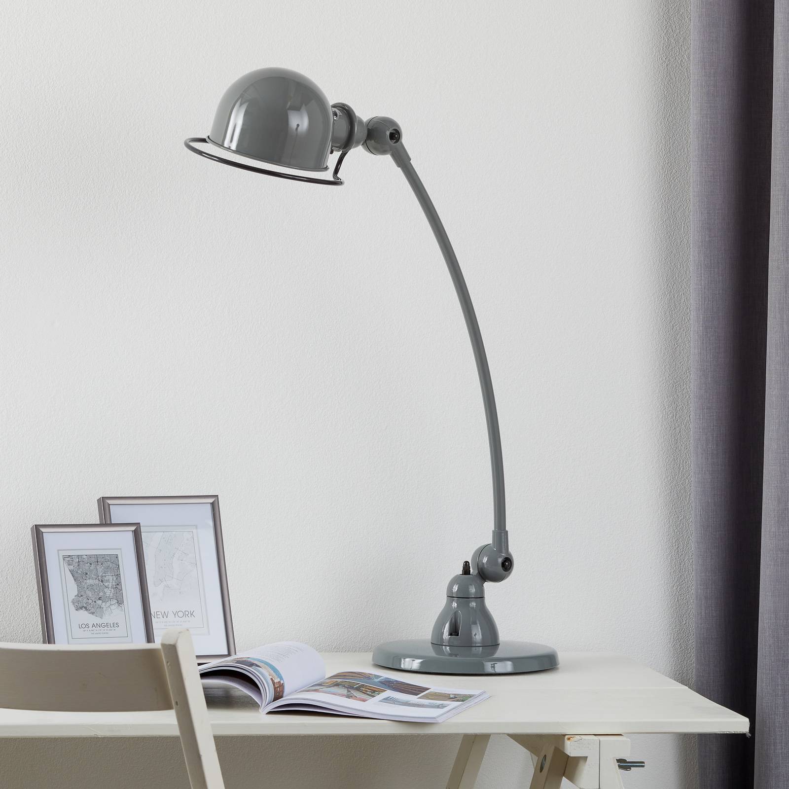 Jieldé Loft C6000 bordslampa, böjd, grå