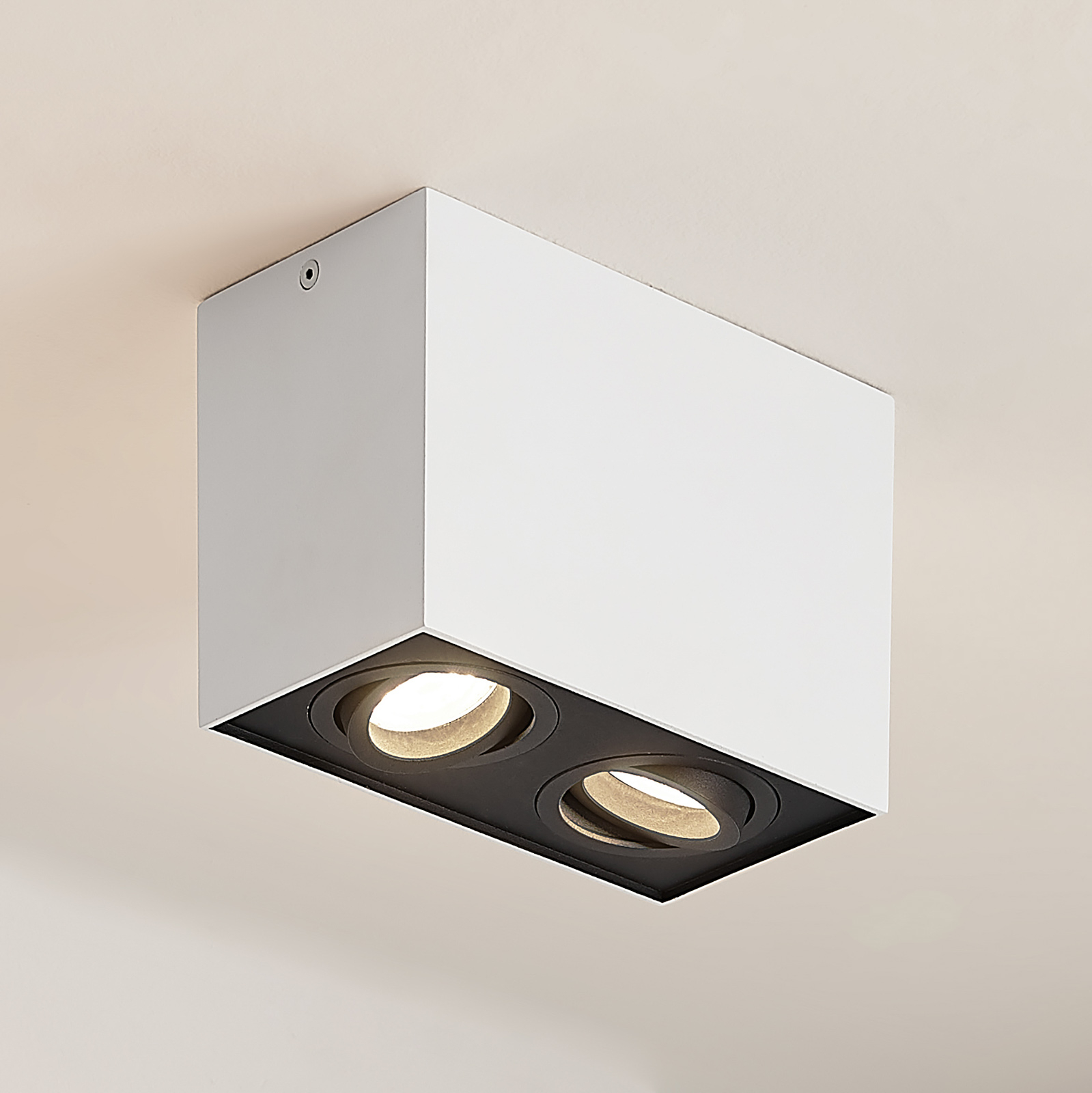 Arcchio Hermalina taklampa, kantig 2 lampor
