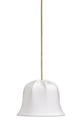 Bell Sammet Vit 22cm