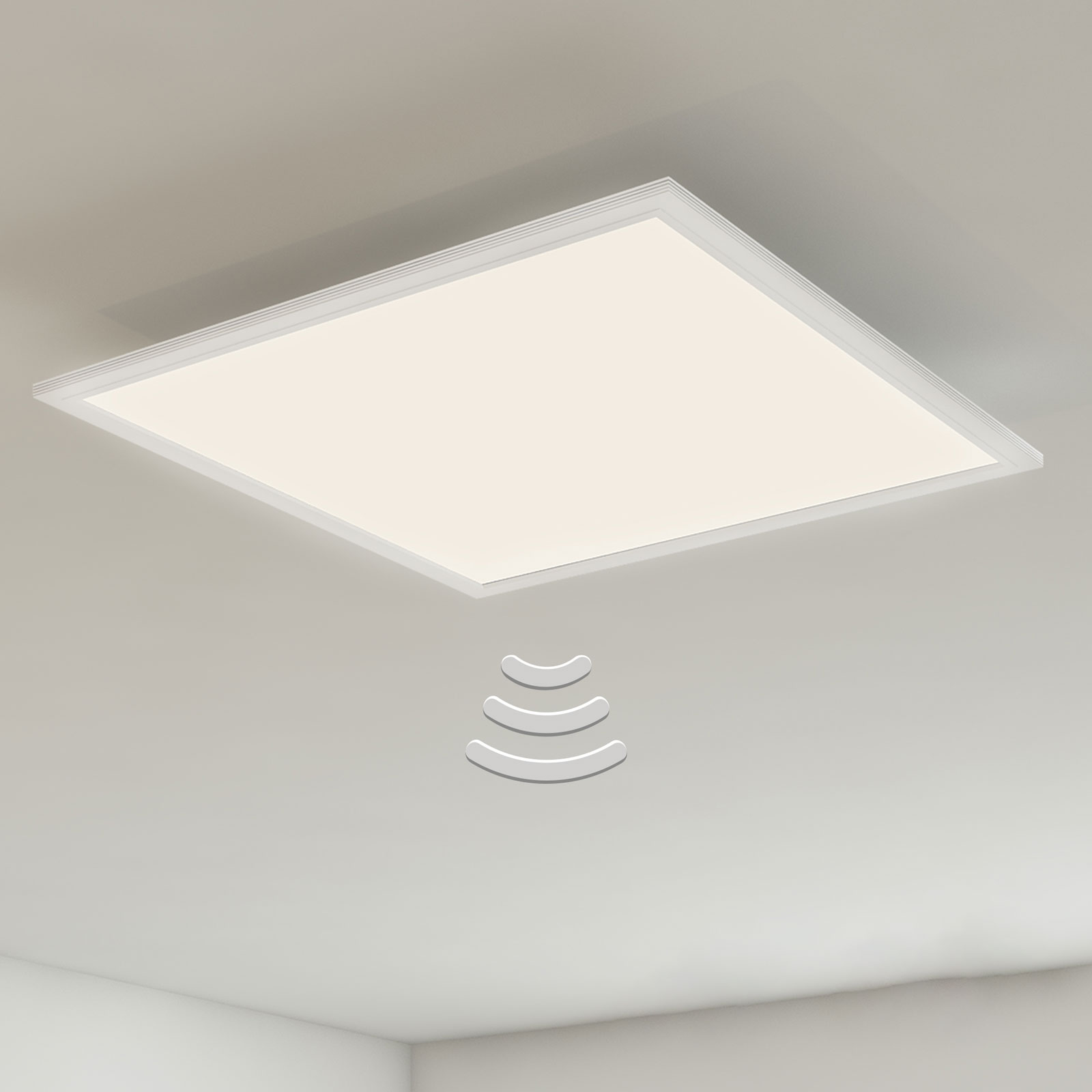 LED-taklampa 7188-016 med sensor, 59,5x59,5cm