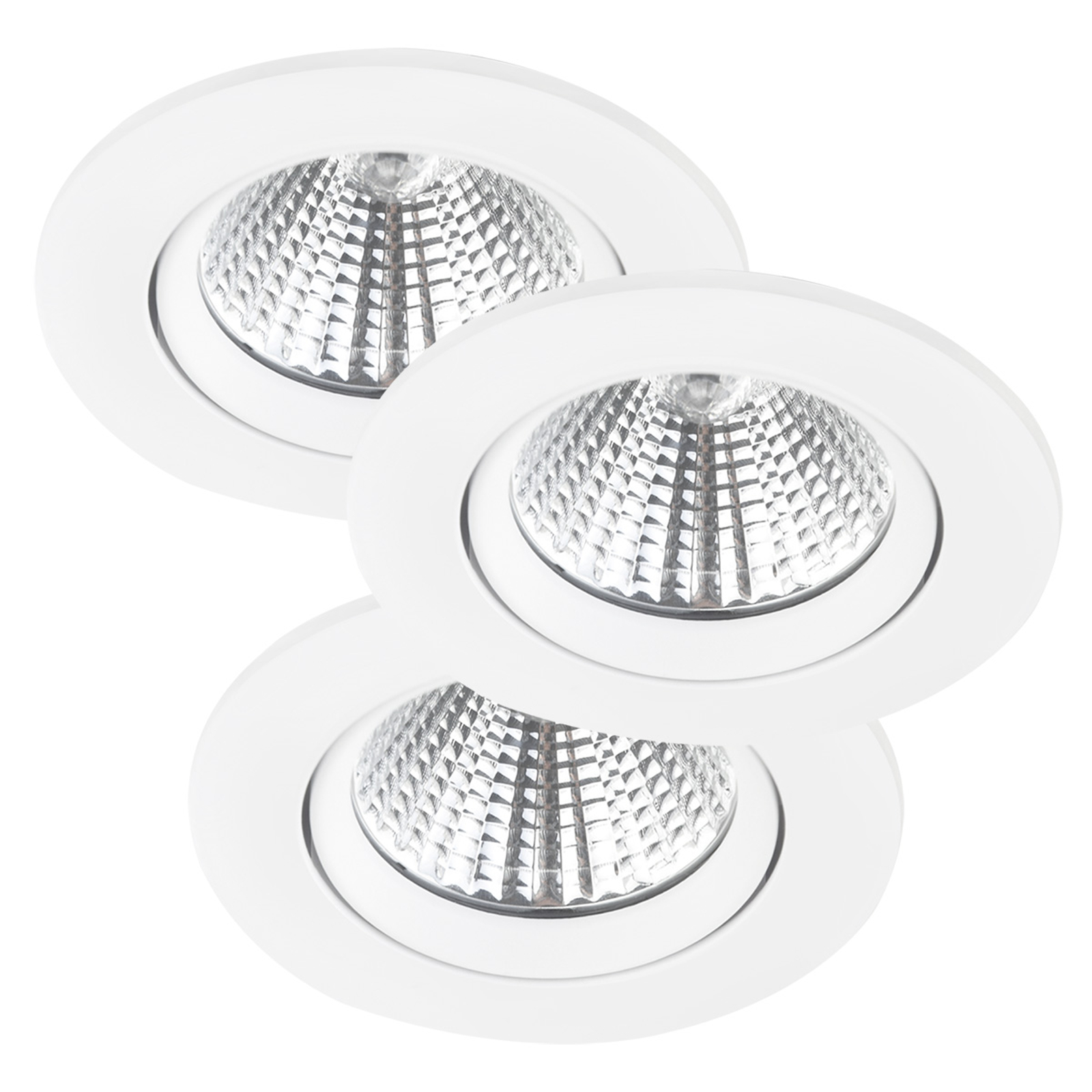 LED-takinbyggnadsspot Freemont 2 700 K 3-pack vit