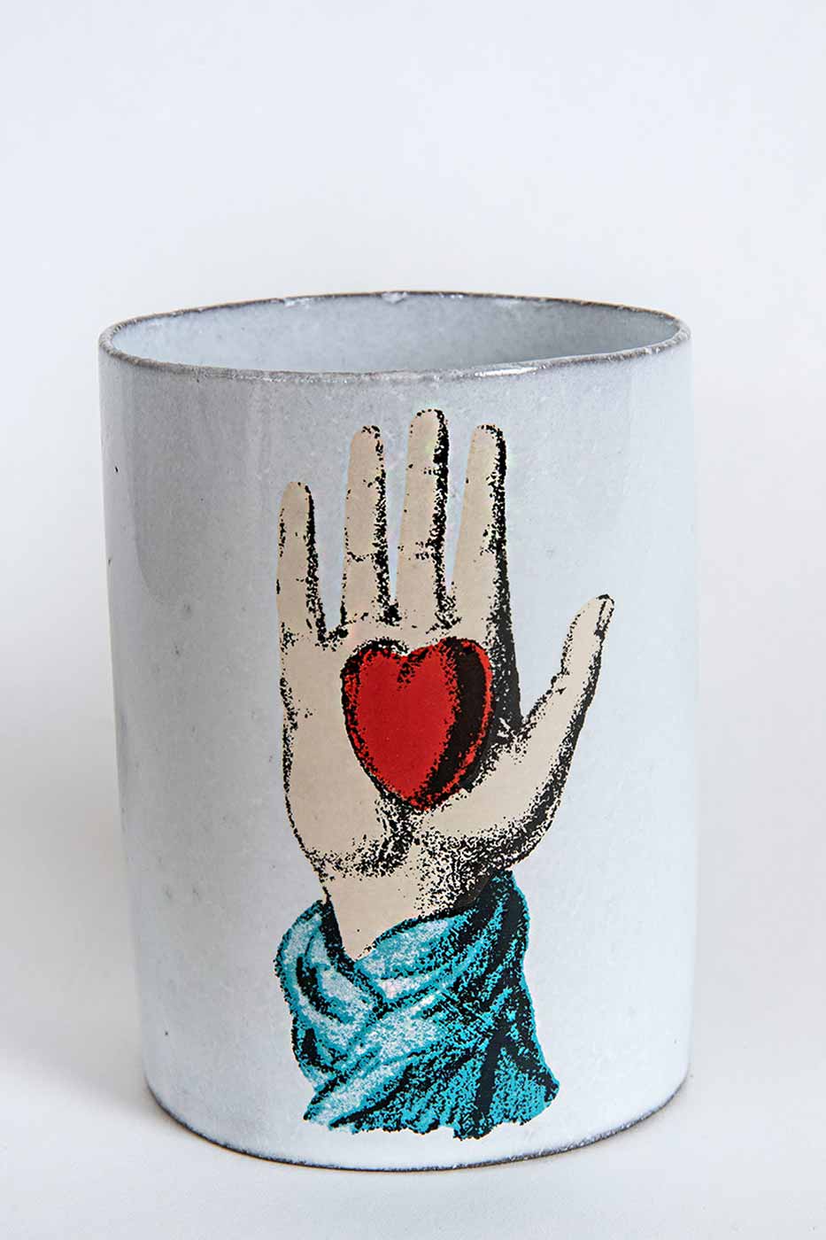 Vas Heart in Hand Johan Derian 12,5 cm