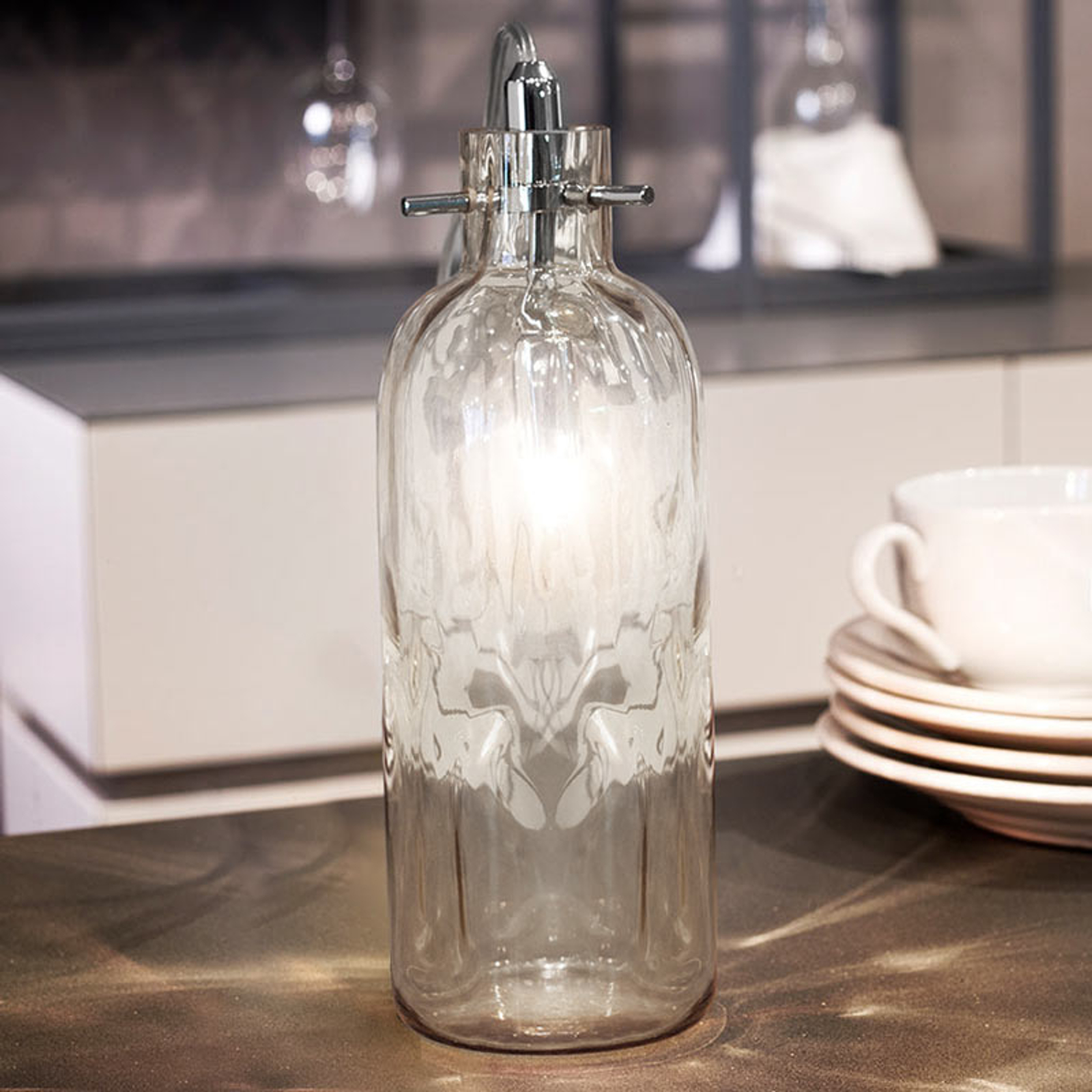 Bordslampa Bossa Nova 10 cm genomskinlig