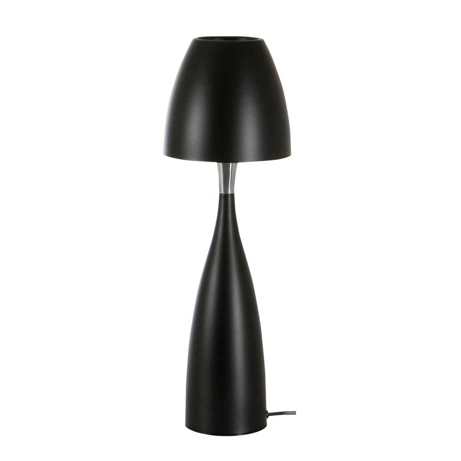 I svart - liten LED-bordslampa Anemon 38,9 cm