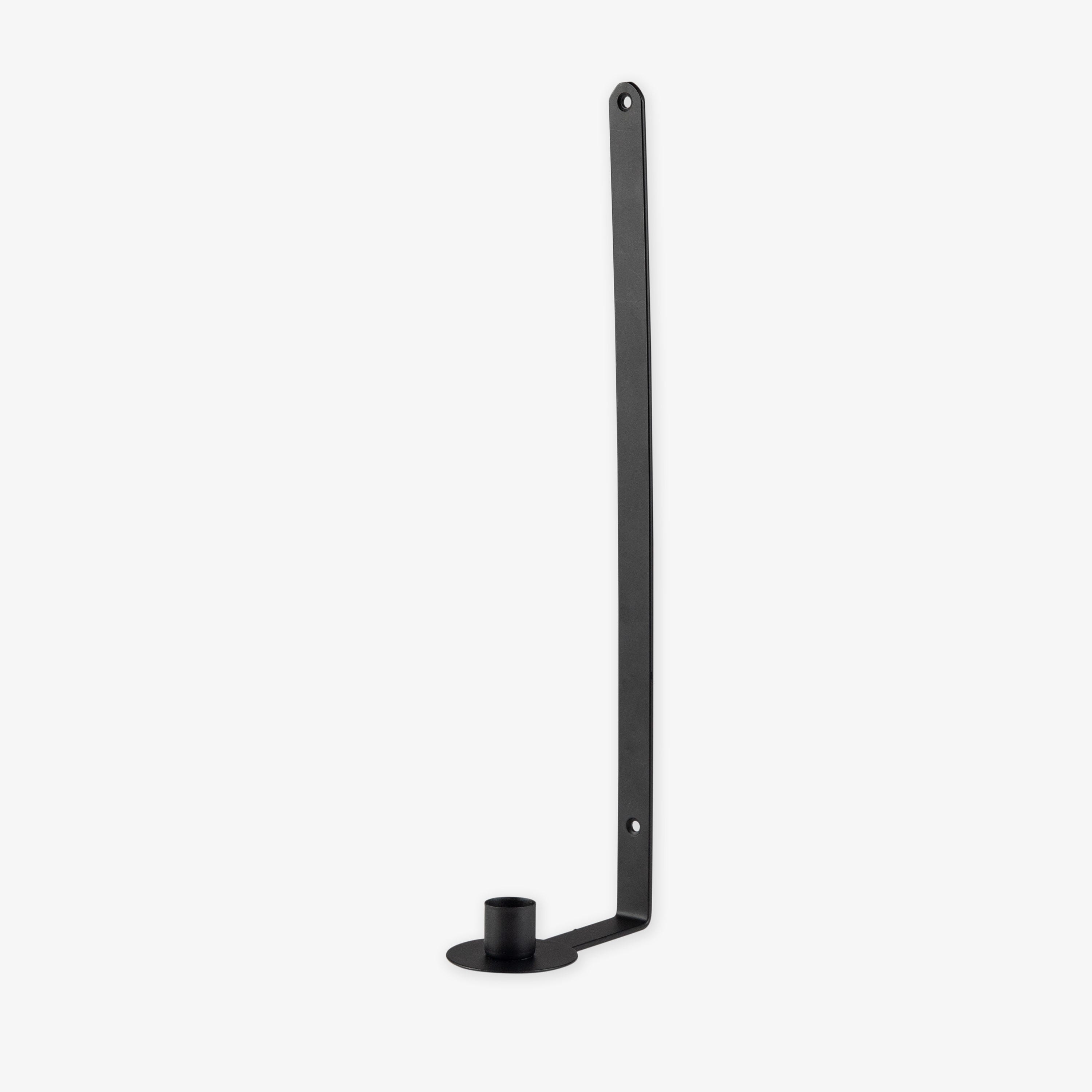 Ljushållare Vägg Metall Svart 40 cm