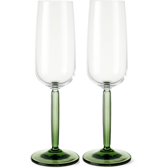 Kähler Design - Hammershøi Champagneglas 24 cl 2-pack Grön