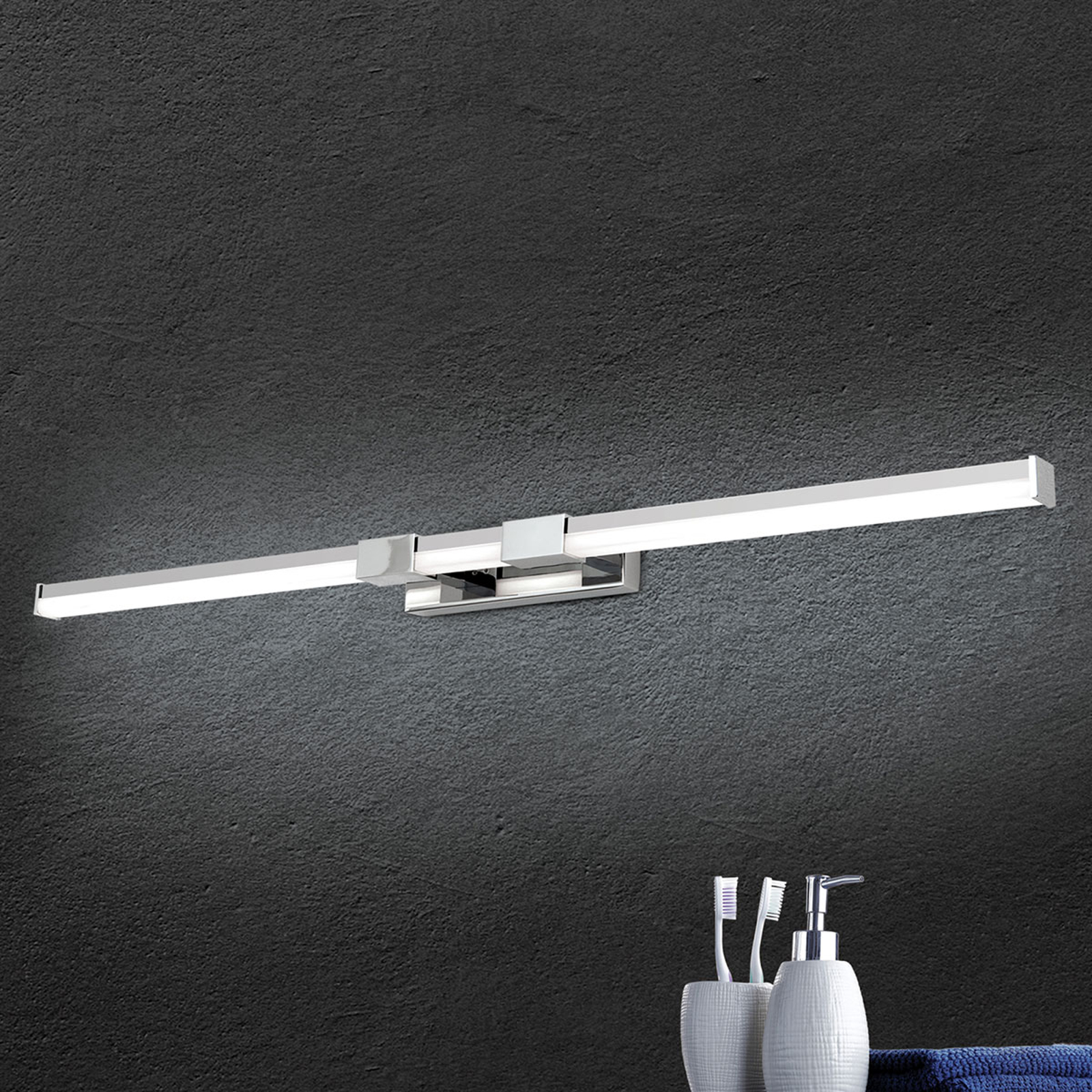 Spegellampa till badrum Argo med LED 75,5 cm