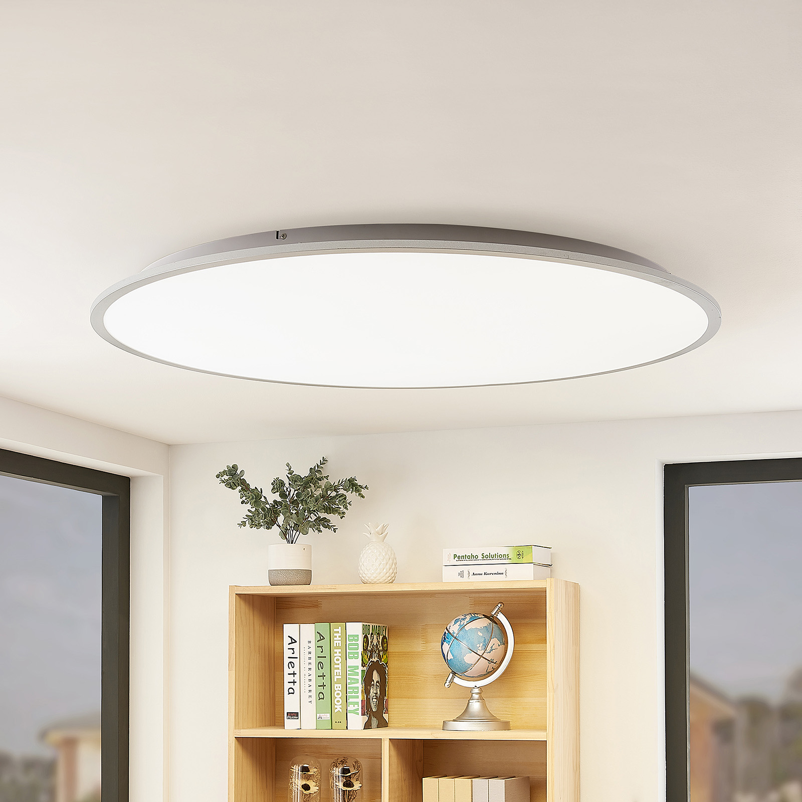 Lindby Narima LED-taklampa, 4 000 K, Ø 100 cm