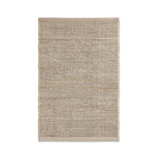 Matta Not Wasted 60x90cm Återvunnen Denim Vit