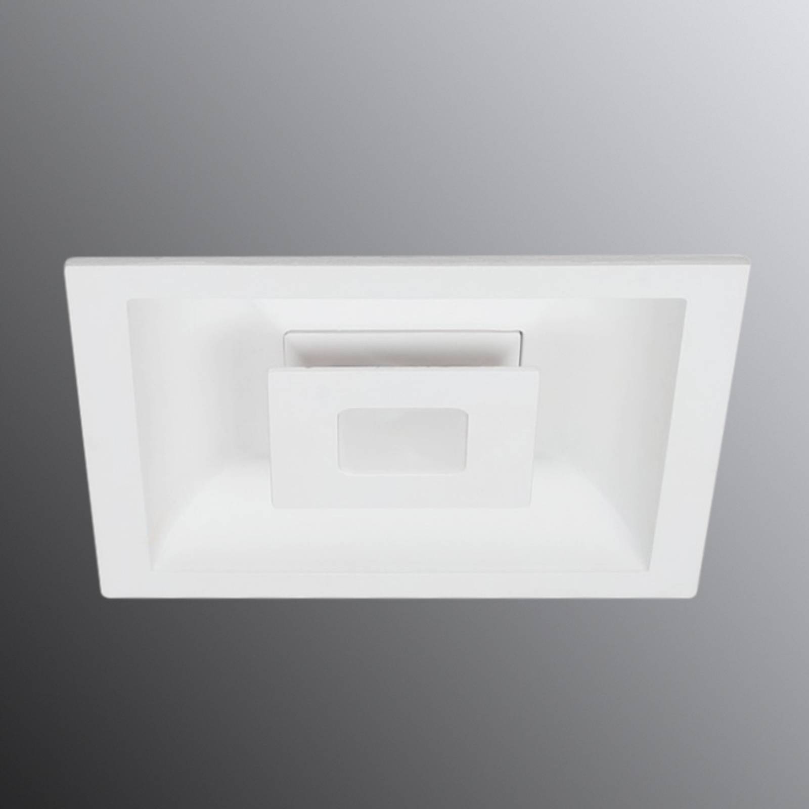 LED-takinbyggnadslampa Eclipse, 2 LEDs, kantig