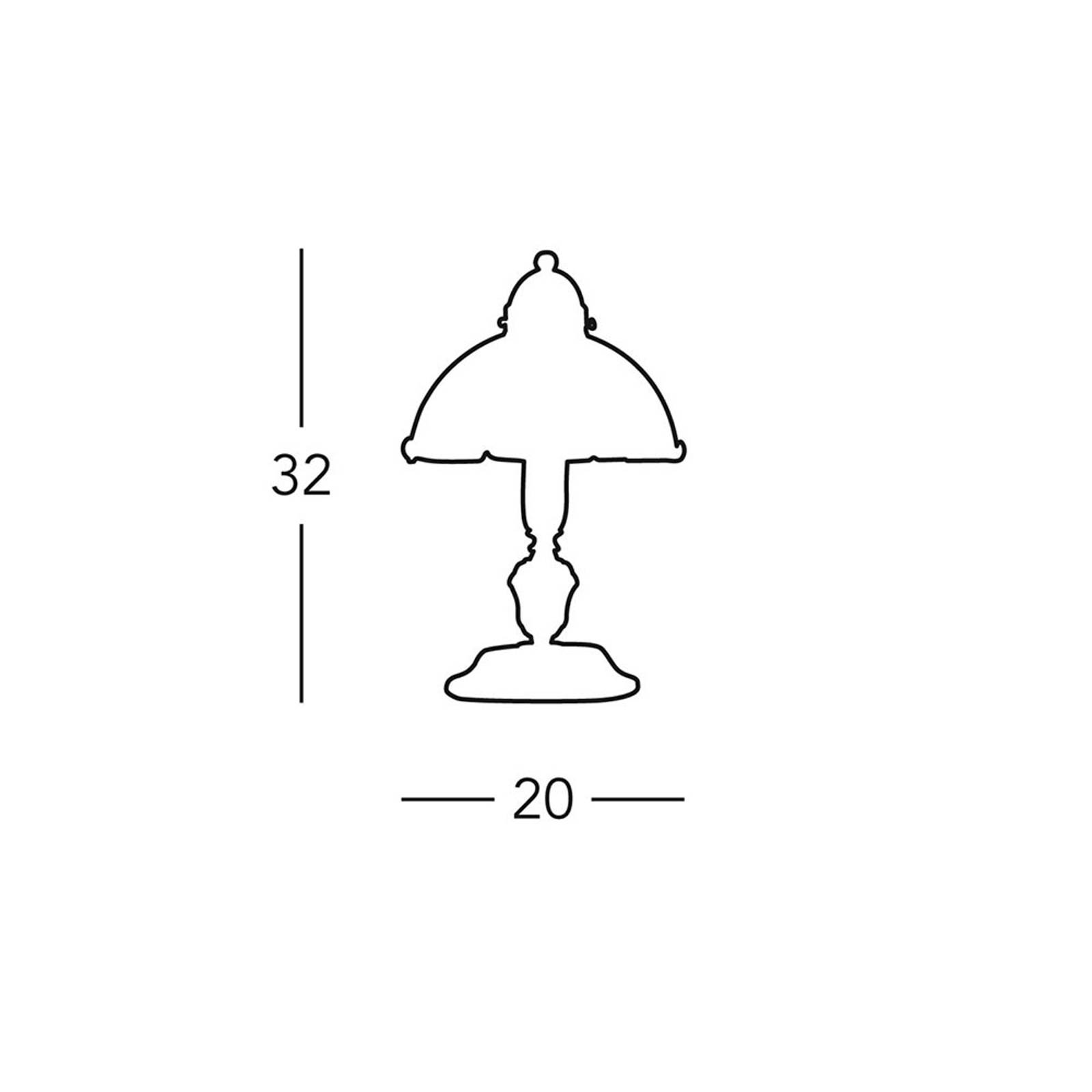 Bordslampa Nonna Hirsch, grön