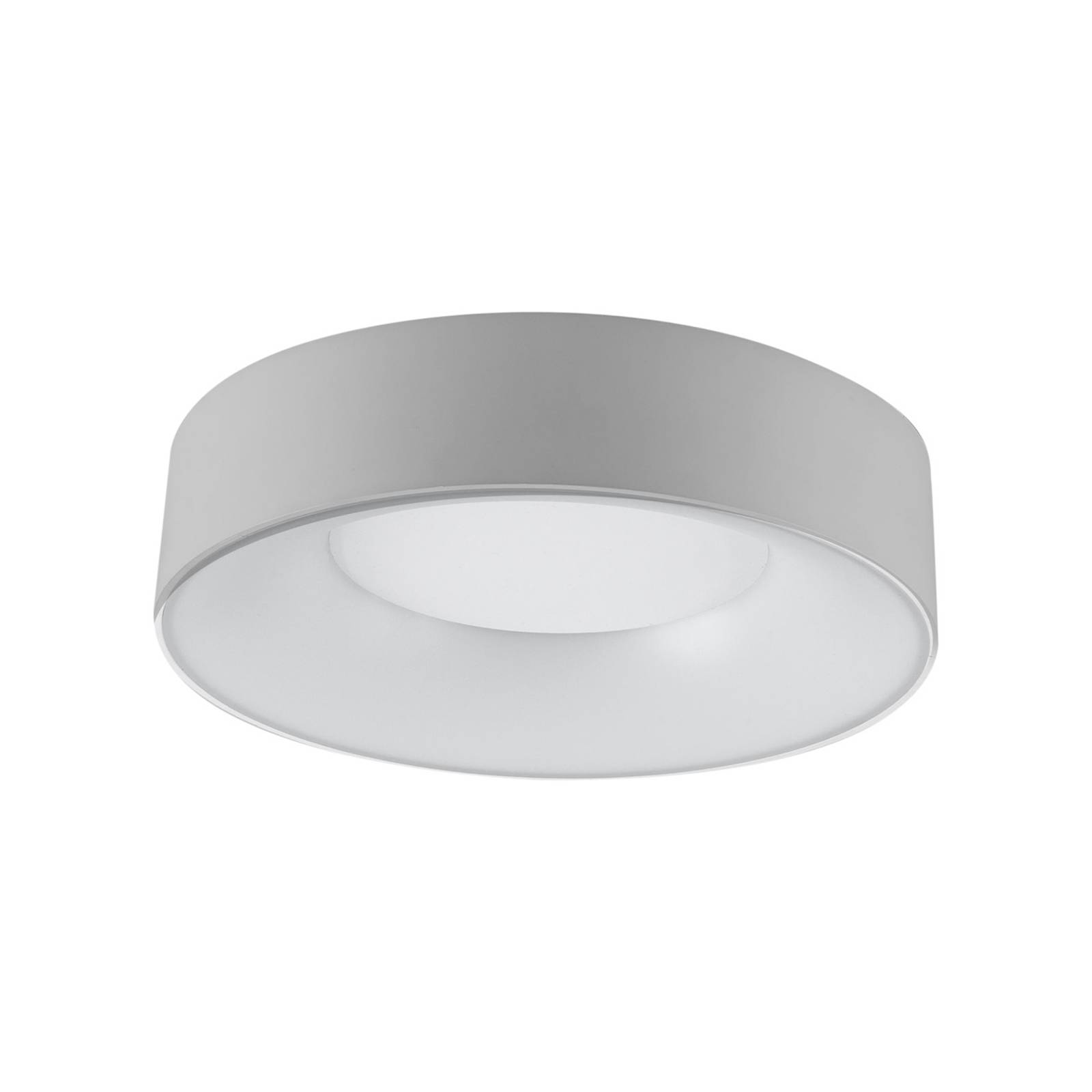 LED-taklampa R30, Ø 30 cm, silver