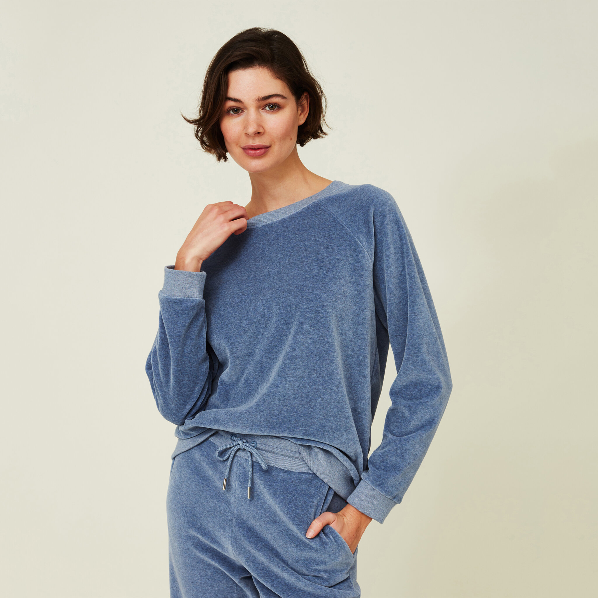 Martha Velour Sweatshirt