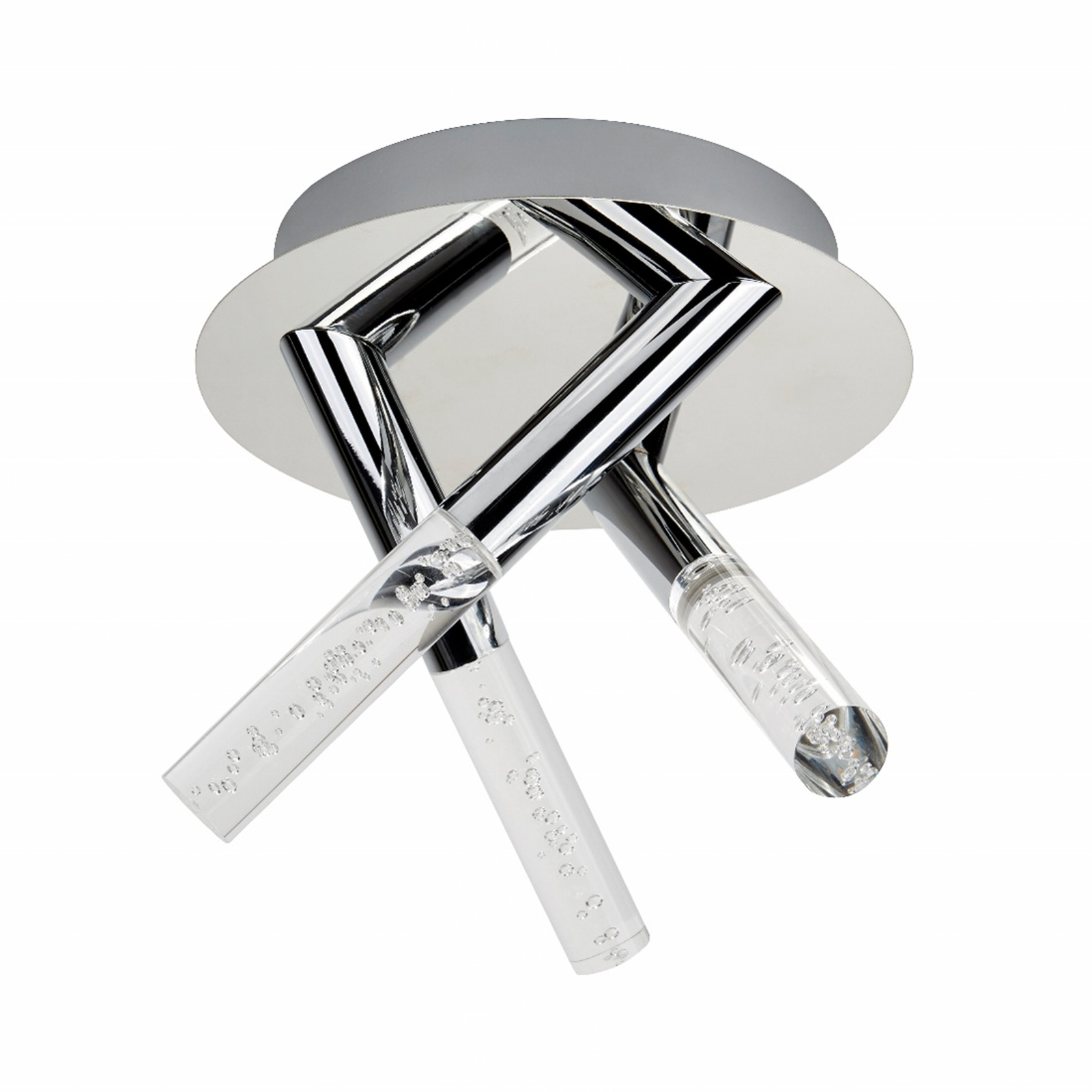 LED-taklampa Flush Bubbles IP44, 3 lampor