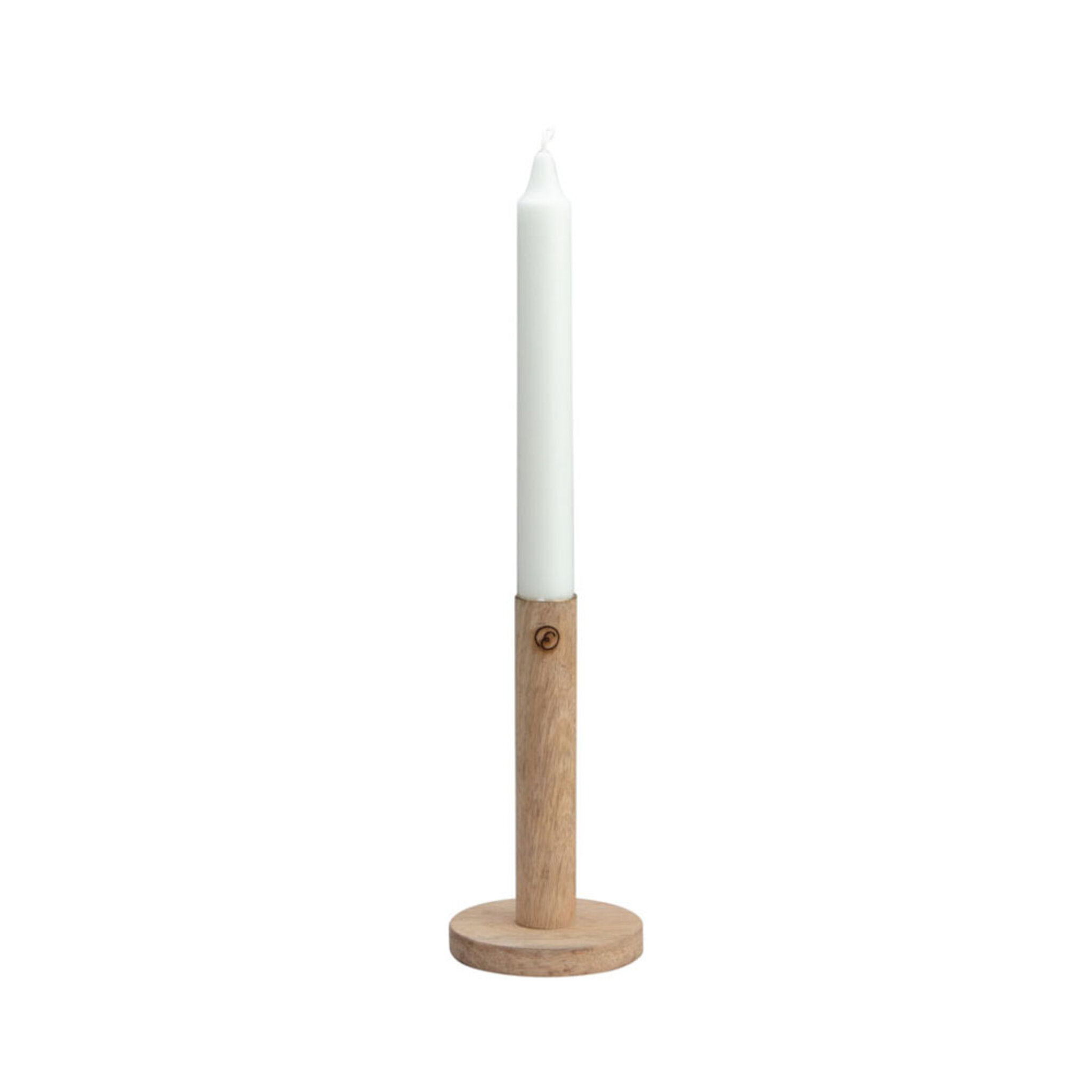 Ljusstake i trä 15 cm