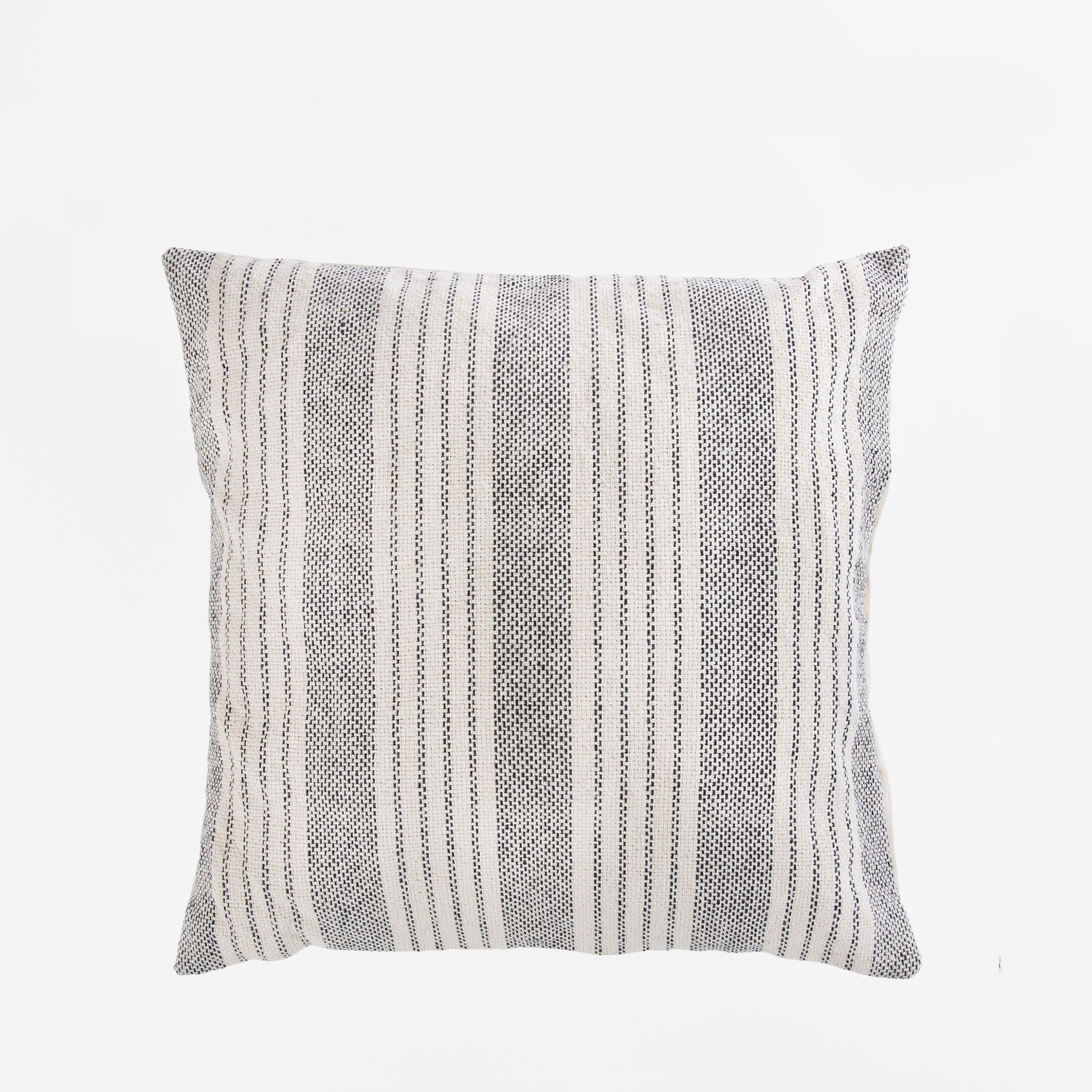 Kudde Randig 50x50cm Offwhite/Black