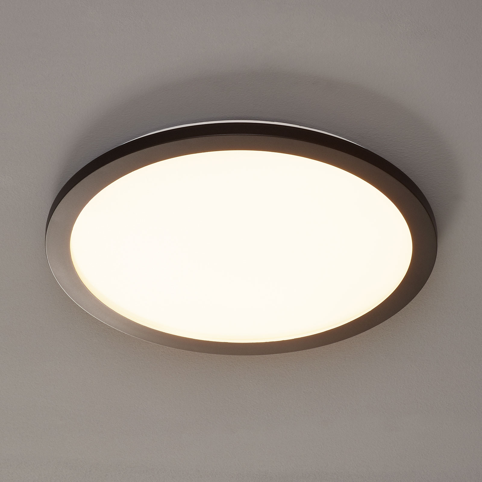 LED-taklampa Camillus, rund, Ø 40 cm