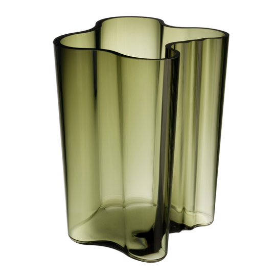 Iittala - Alvar Aalto Collection Vas 18 cm Mossgrön