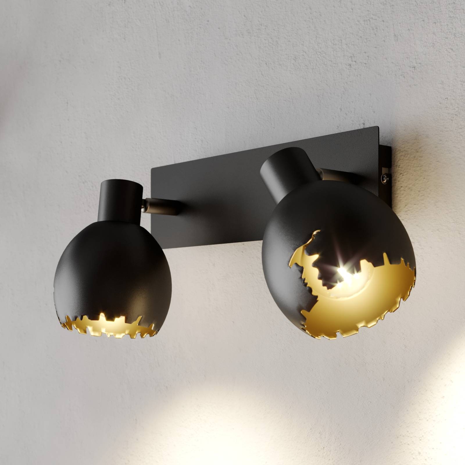 Lindby Agje vägglampa, 2 lampor