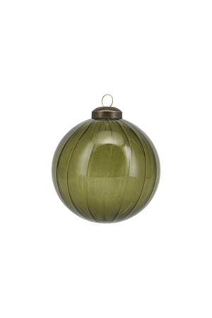 Ornament Cleary Ø 8 cm Grön