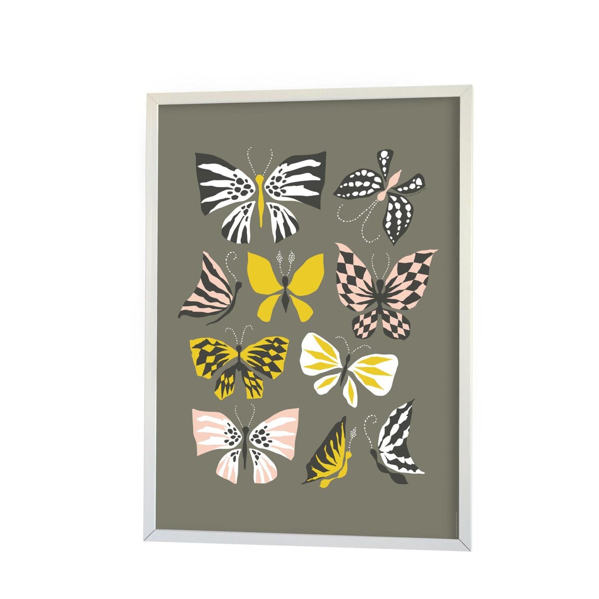 Affisch Butterfly Family 50x70 Cm, 50x70 cm