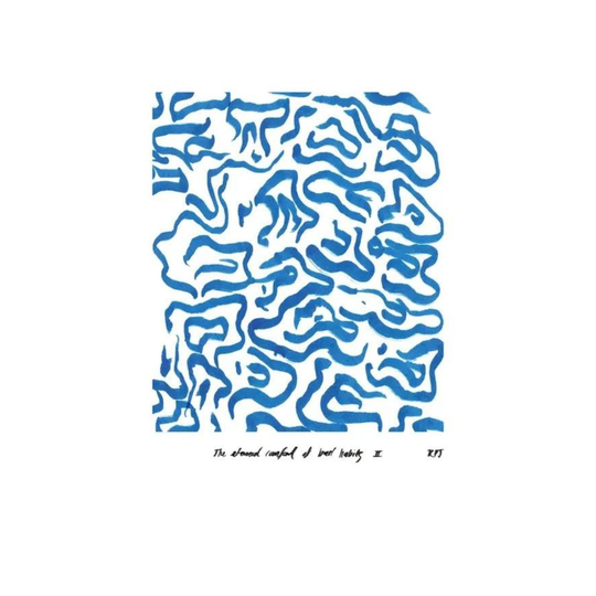 Paper Collective Poster Comfort - blue 30x40