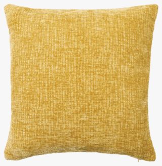 Chenille kuddfodral okra