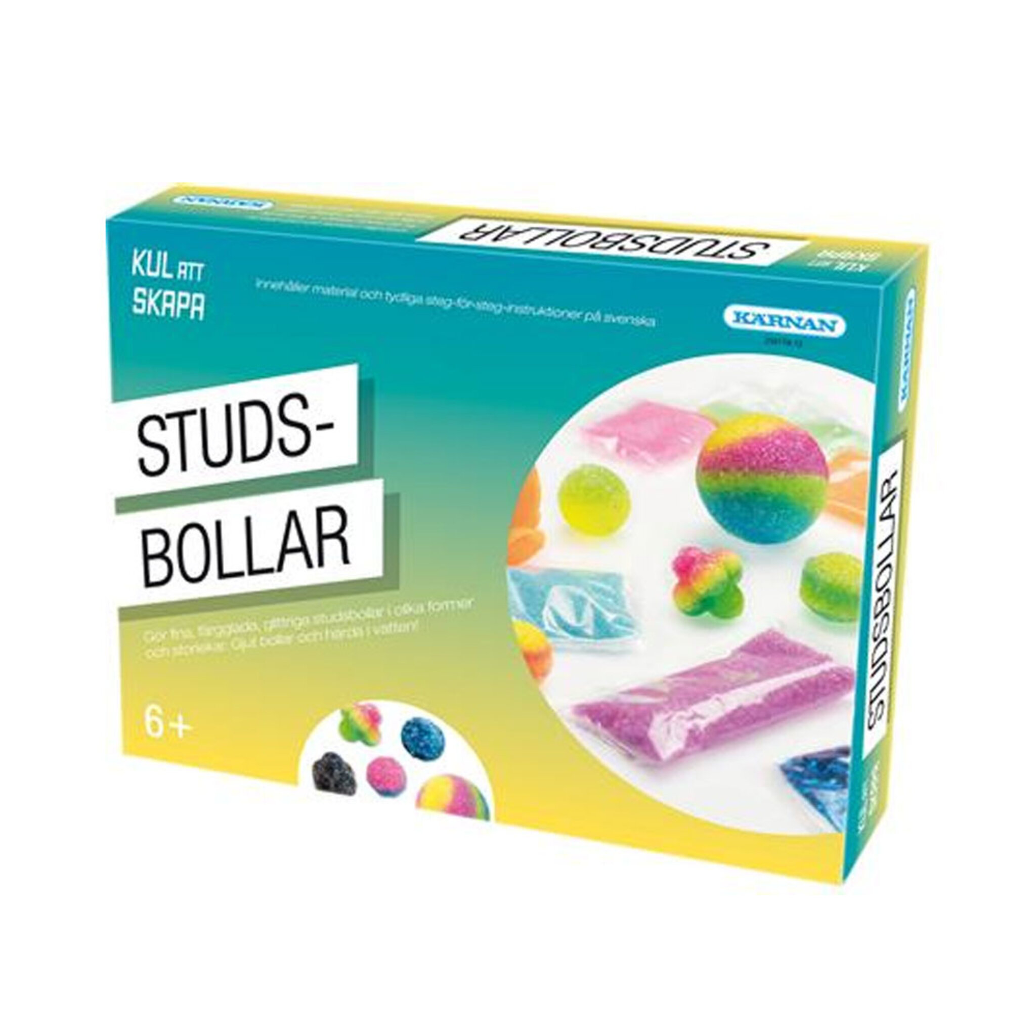 Kul att skapa, stor låda studsbollar