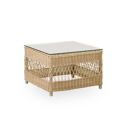 Anna EXTERIOR sidobord m/glastopp natur Sika-design