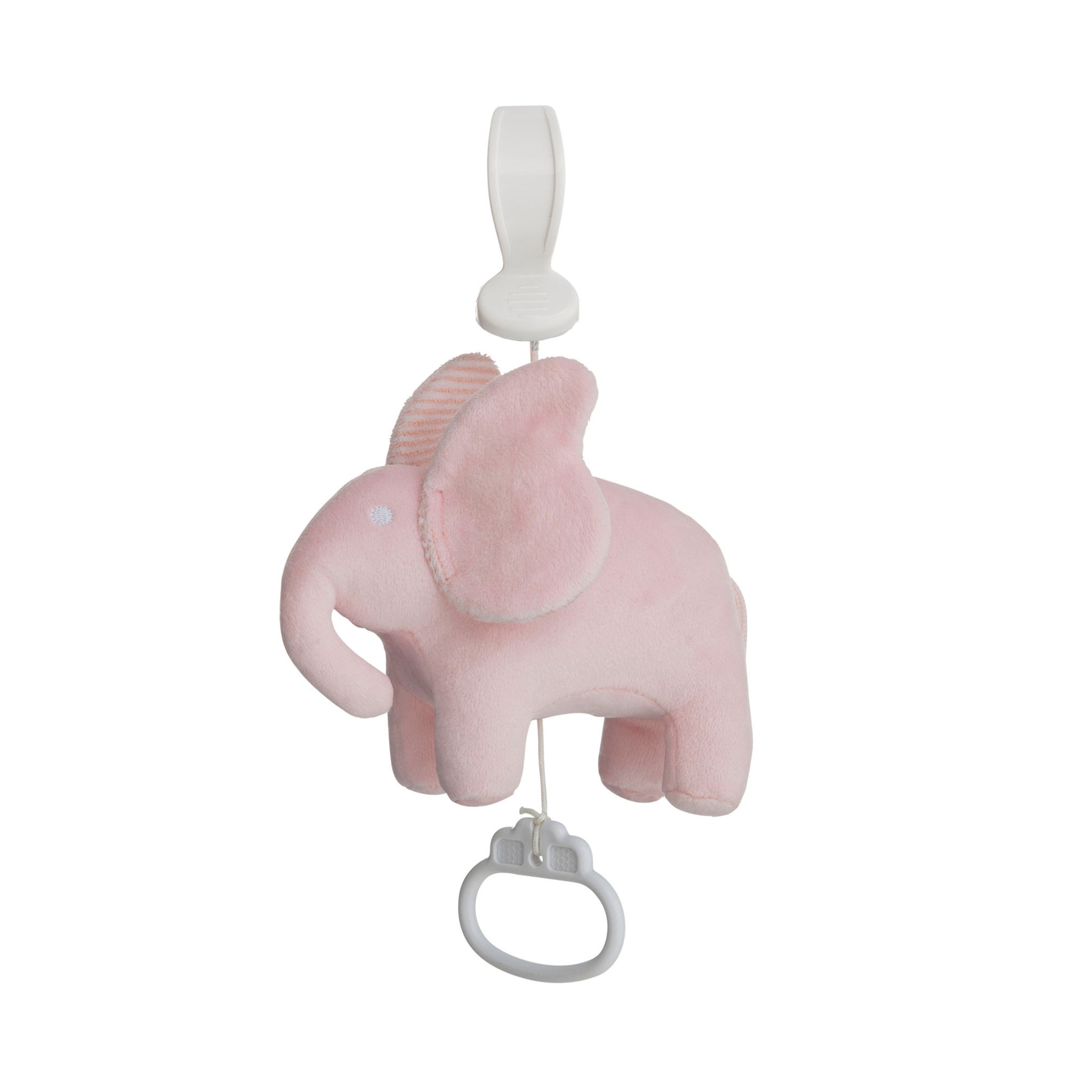 Dragspelskompis Elephant, rosa, 0