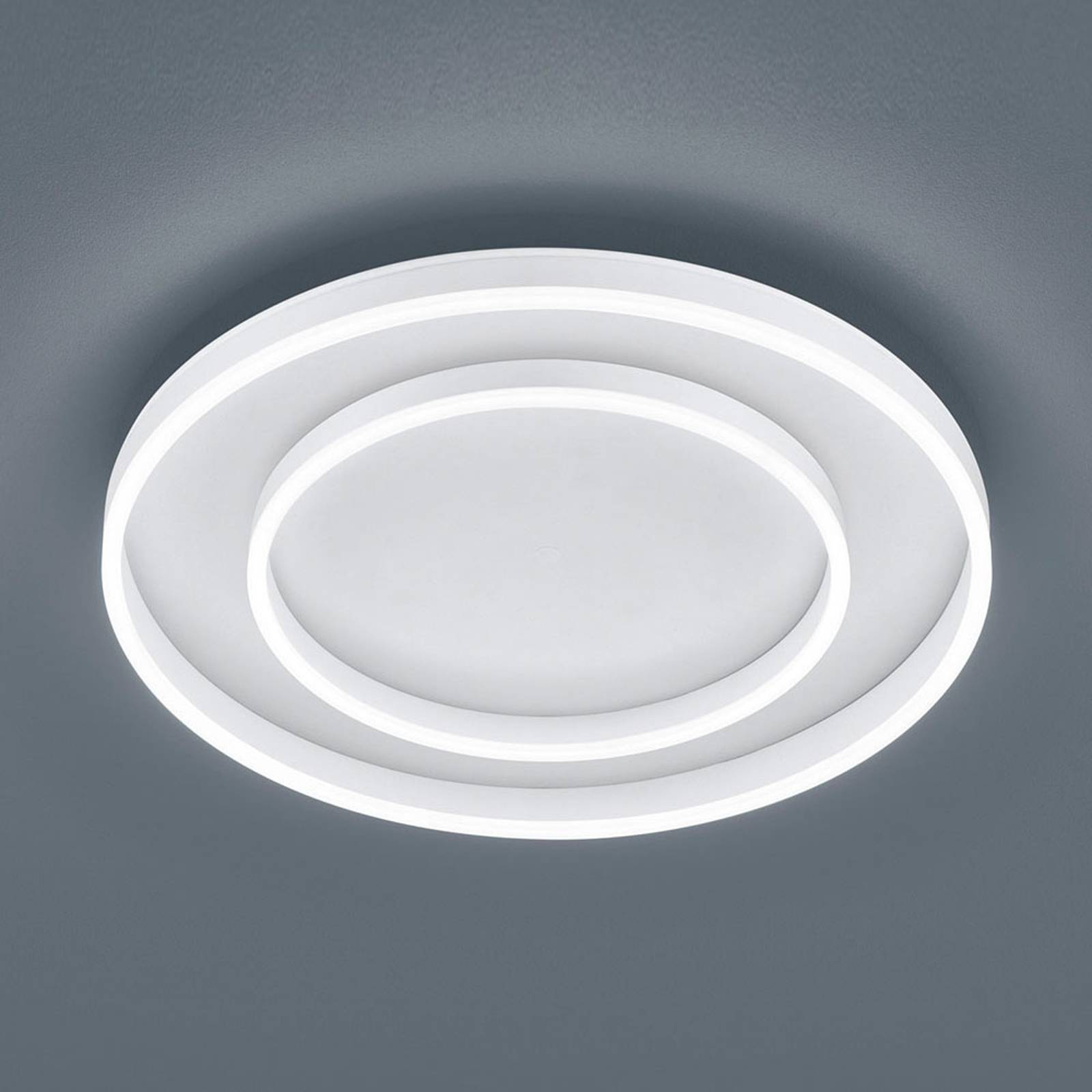 Helestra Sona LED-taklampa, dimbar Ø 60 cm vit