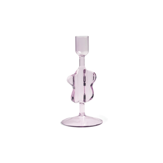 &Klevering Ljusstake Puddle 8 x 16cm Lila