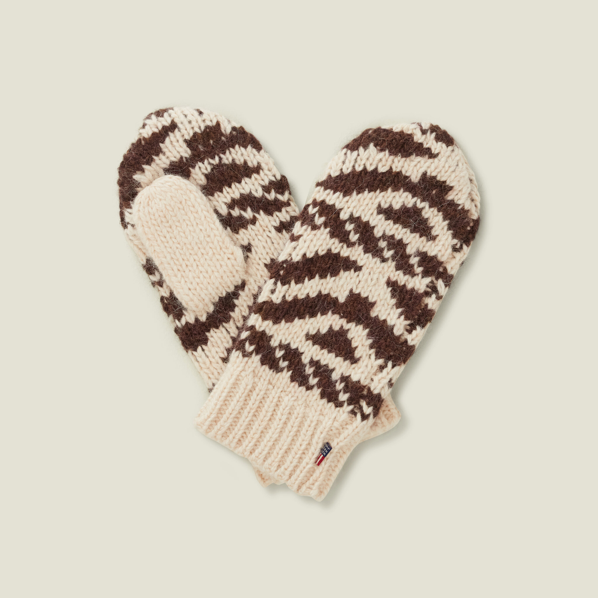 Ferry Ikat Hemp Blend Mittens