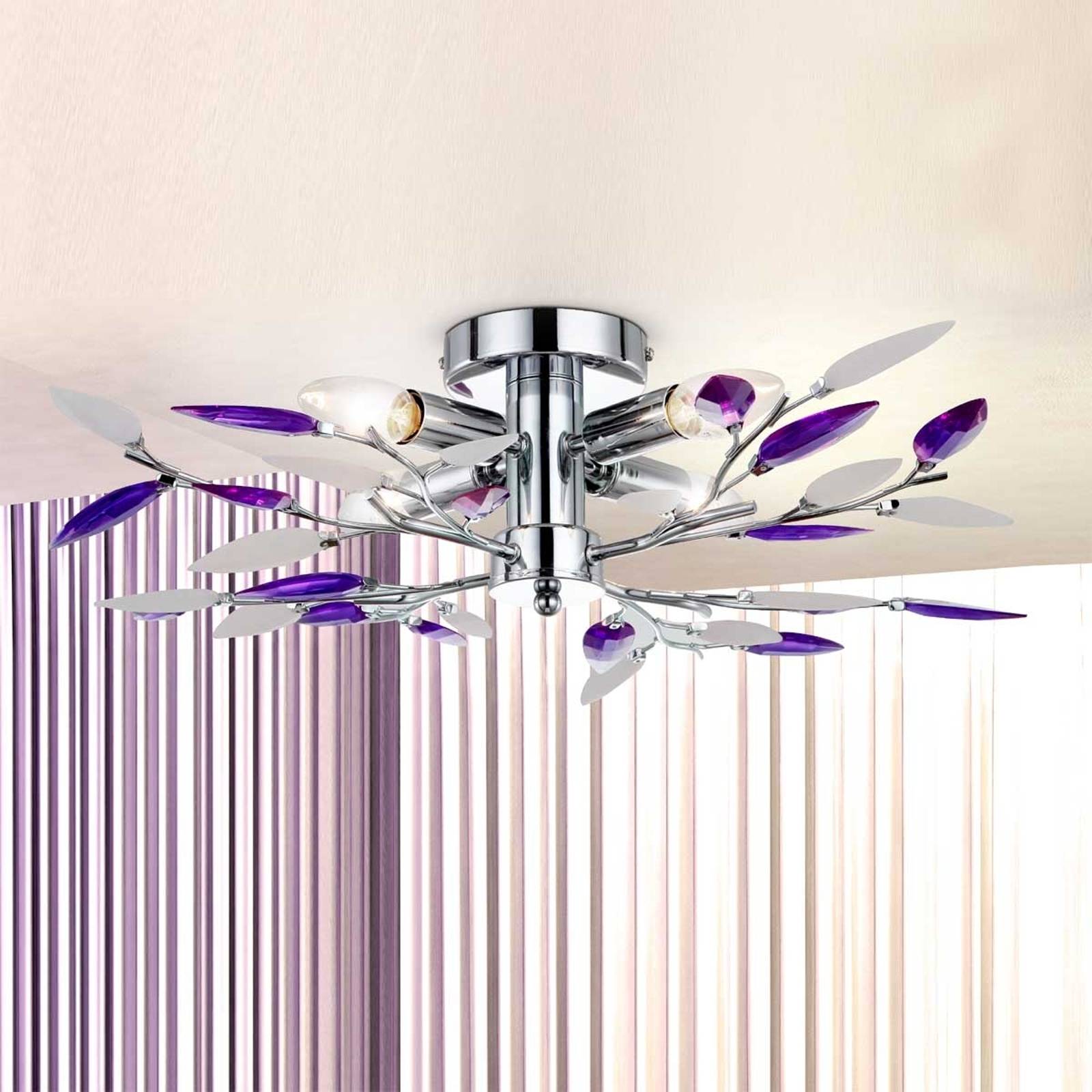 Vacker plafondlampa GIULIETTA, 4 ljuskällor