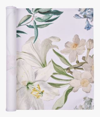 White Lily bordslöpare offwhite